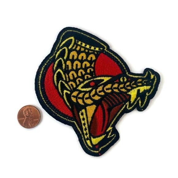 Cobra Embroidered Patch - Picture 2 of 5